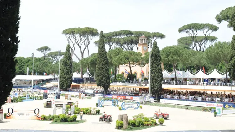 Piazza Borghese, théâtre du CSIO 5* de Rome. © Scoopdyga