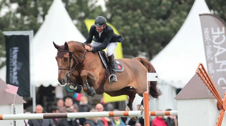 Eric Navet et Colombo Van Den Blauwaert, sur cette photo au Touquet, en mai dernier, ont remporté le CSI 3* de Franconville l'an dernier © Scoopdyga
