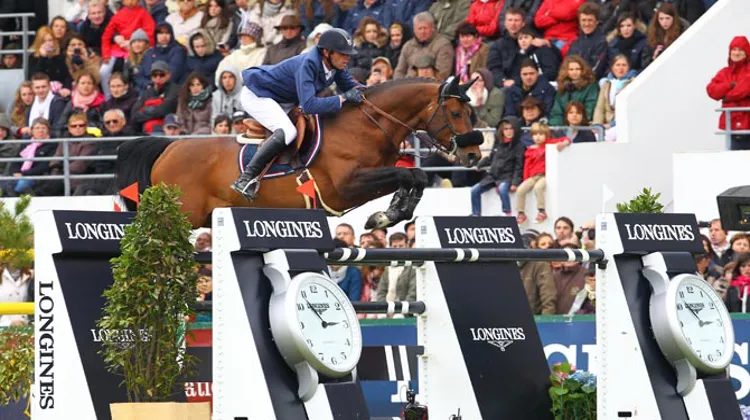 Aymeric de Ponnat et Armitages Boy, huitième du Grand Prix de La Baule (photo), ont été sélectionnés pour prendre part aux championnats d'Europe © Scoopdyga
