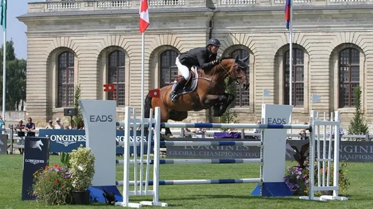 Patrice Delaveau remporte à Chantilly son premier Grand Prix avec Carinjo*HDC © Sportfot