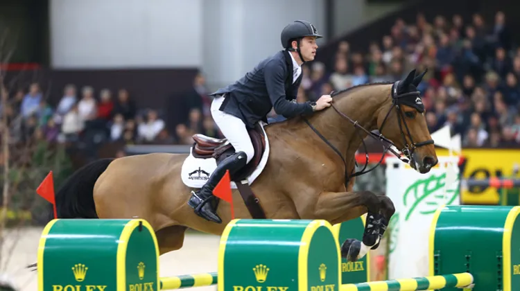 Scott Brash, ici à Genève avec Hello Sanctos, a maintenu sa place de numéro un mondial. Photo Scoopdyga