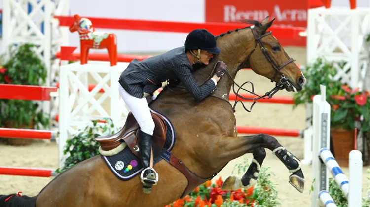 Luciana Diniz, ici à Göteborg avec Lennox, tentera le doublé à Zurich après avoir échoué à Bâle. Photo Scoopdyga