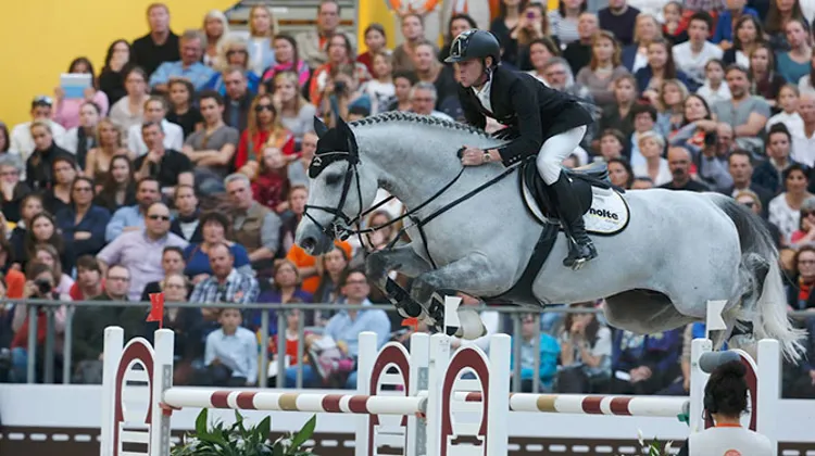 Marcus Ehning tient à n'en pas douter un exceptionnel crack avec Cornado NRW. Photo Frédéric Chéhu/Saut Hermès