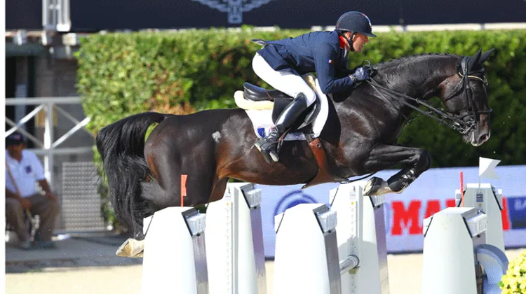 Le lorrain s'était imposé en 2013 en selle sur Valentino Velvet. Il défendra son titre cette année avec Qlassic Bois Margot et Ryan des Hayettes. Photo Scoopdyga