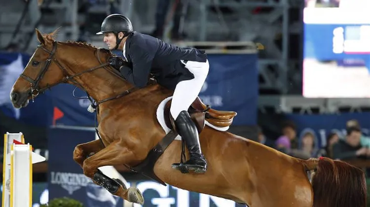 McLain Ward et Rothchild se sont imposés à Anvers au terme d'un barrage à cinq. Phot Stefano Grasso/GCT