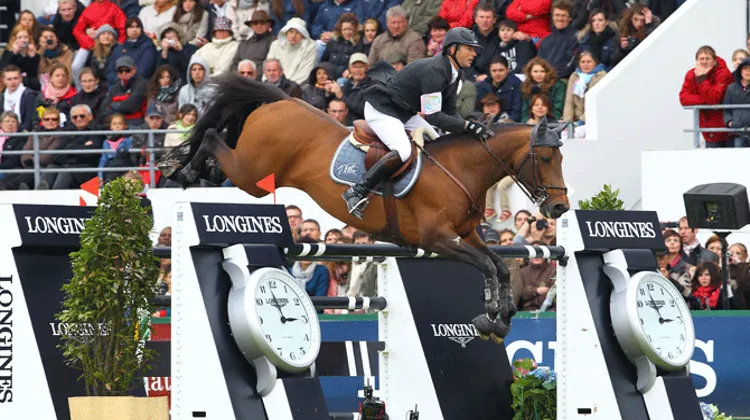 Patrice Delaveau, vainqueur du Grand Prix et du Derby viendra défendre ses titres ce week-end à La Baule. Photo Scoopdyga