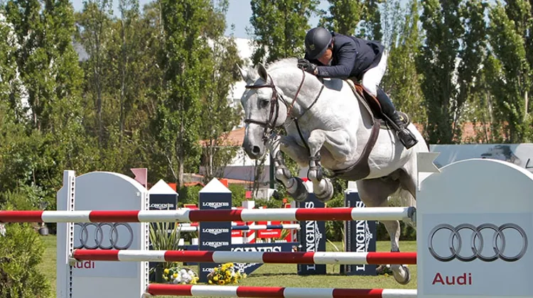 Luis Sabino Gonçalves et Milton du Murier, se sont brillamment imposés à Lisbonne, cet après-midi. Photo Nuno Pragana/www.imagemedia.pt