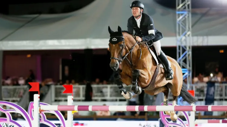 Après Doha, Scott Brash et Hello Sanctos ont ajouté Cannes à leur beau palmarès. Photo RB Presse