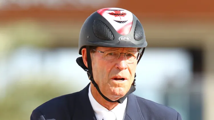 Maintenant qu'il a remporté le Grand Prix de Calgary, Ian Millar se lance à la conquête du Rolex Grand Slam. Photo Scoopdyga