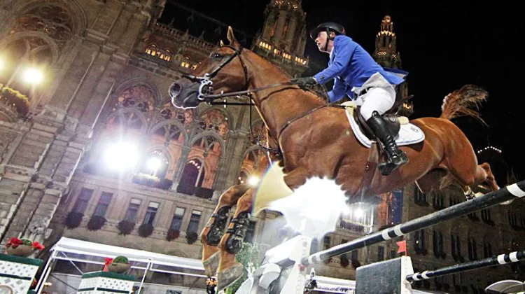 Gerco Schröder et London, vainqueur l'an passé à Vienne, défendront leur titre à Ebreichsdorf. Photo Stefano Grasso/LGCT