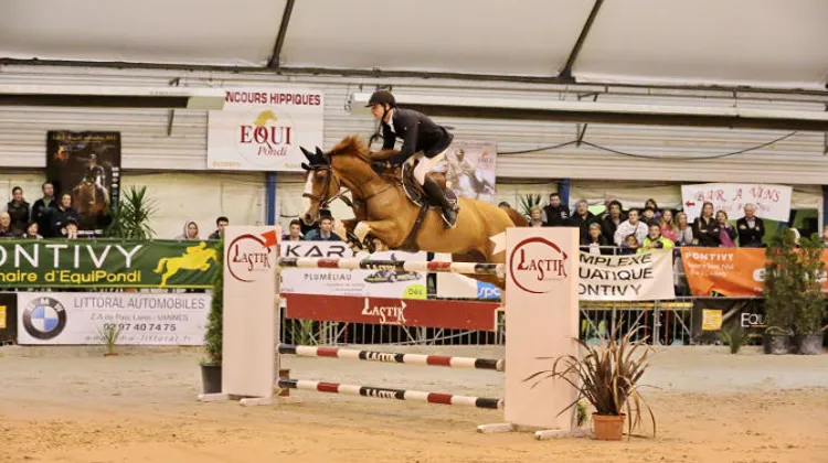 Julien Gonin et Andiamo V, grands vainqueurs à Pontivy. Photo Damien Kilany
