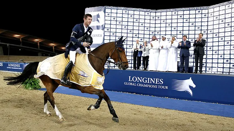 En novembre, le numéro un mondial est parvenu in extremis à conserver son titre, à l?issue de la dernière étape du Global Champions Tour. Photo Stefan Grasso/ LGCT