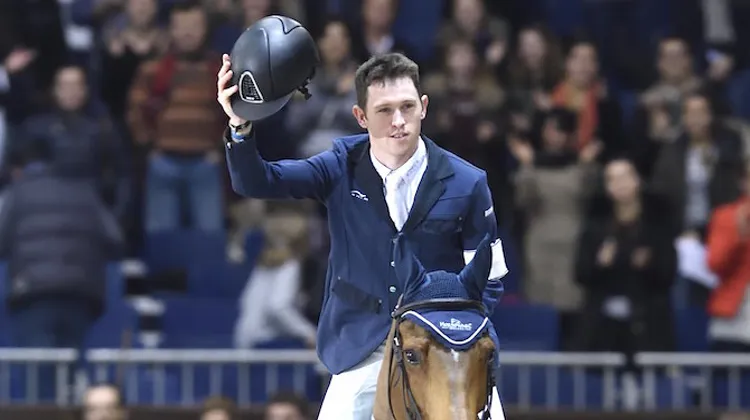 Scott Brash et Hello Sanctos ont remporté le plus beau Grand Prix de leur carrière, cet après-midi à Genève. Photo Kit Houghton/Rolex