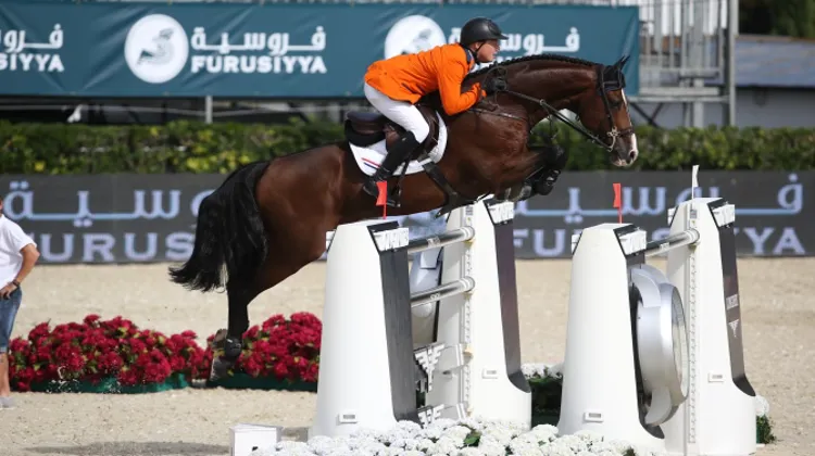 Willem Greve et Carambole, ici lors de finale de la Coupe des nations en 2013, ont été les meilleurs cet après-midi, à Amsterdam. Photo Scoopdyga (archives)