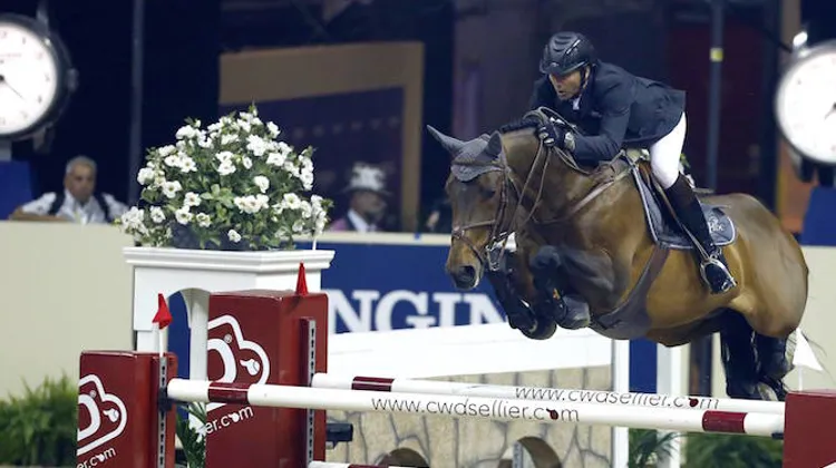 Patrice Delaveau et Orient Express*HDC ont été sortis dès le deuxième jour de compétition dans cette très exigeante finale de Coupe du monde. Photo Scoopdyga
