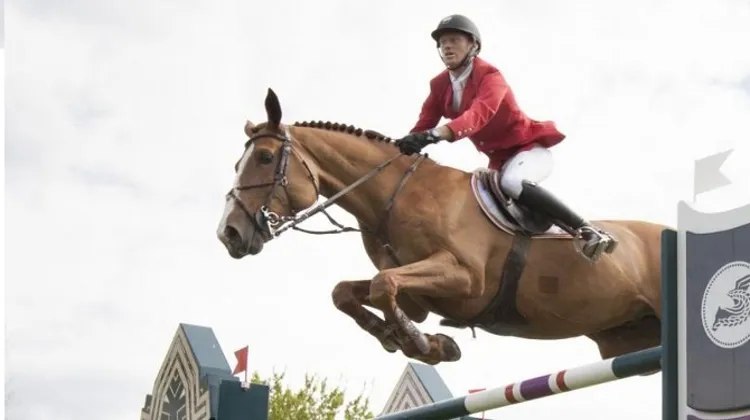 Niels Bruynseels et Pommeau du Heup, héros du CSIO de Lummen - Ph. Dirk Caremans/FEI