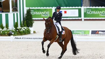 Jessica Michel et Riwera de Hus ont concouru pour la dernière fois à Caen. Photo Scoopdyga