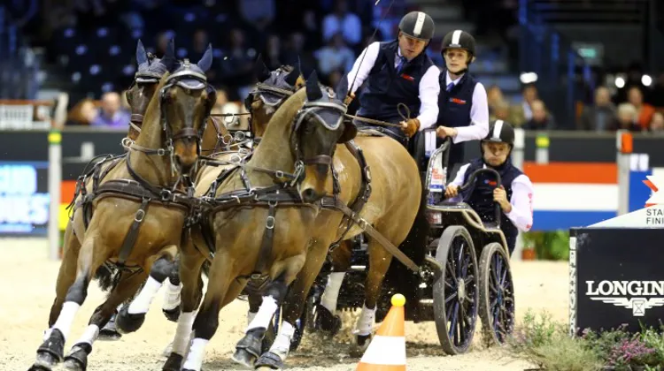 Après trois jours où sa suprématie a été mise à mal par Isjbrand Chardon, Boyd Exell a tout de même remporté sa finale de Coupe du monde. Photo Scoopdyga