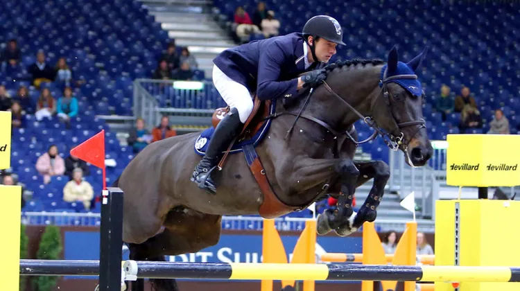 À peine un mois après avoir accueilli Oh d?Éole dans ses écuries, Gregory Wathelet (ici à Genève) enchaîne déjà les résultats. Photo Scoopdyga (archives)