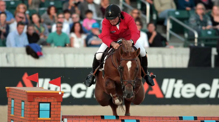 Philippe le Jeune et Vigo d'Arsouilles ont remporté les Jeux équestres mondiaux de Lexington en 2010. Photo Scoopdyga