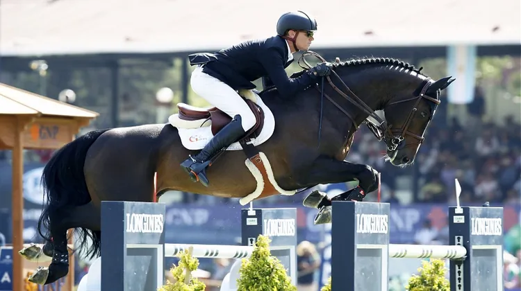 Pour leur tout premier concours 5*, Jérôme Guéry et Quel Homme de Hus ont frappé fort !