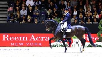 Patrik Kittel et Déjà, ici à Lyon en octobre dernier, se sont imposés dans la RLM du CDI 5* de Doha aujourd'hui.