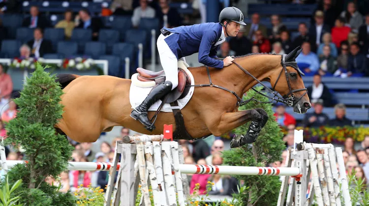 Scott Brash et Ursula XII ont remporté le Grand Prix Rolex (1,60m) de Calgary l'an dernier.