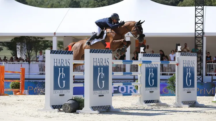 Olivier Robert, tenant du titre du Grand Prix de Valence avec Quenelle du Py.