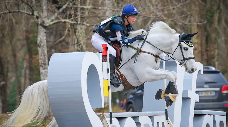 Héloïse le Guern et Canakine du Sudre Z sur le cross de Saumur 2022