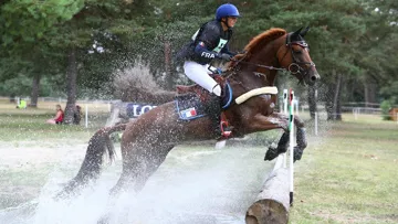 Romain Sans, pour l'heure sixième en individuel du championnat.