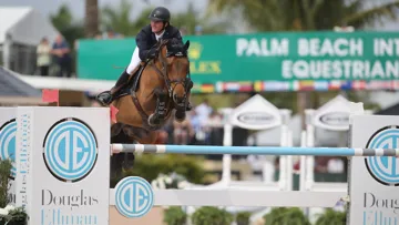 Darragh Kenny et Red Star d'Argent se sont emparés du Grand Prix du CSIO 4* de Wellington.