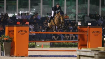 Ben Maher et Sarena ont déroché hier soir la victoire dans le Grand Prix du CSI 5* de Wellington.