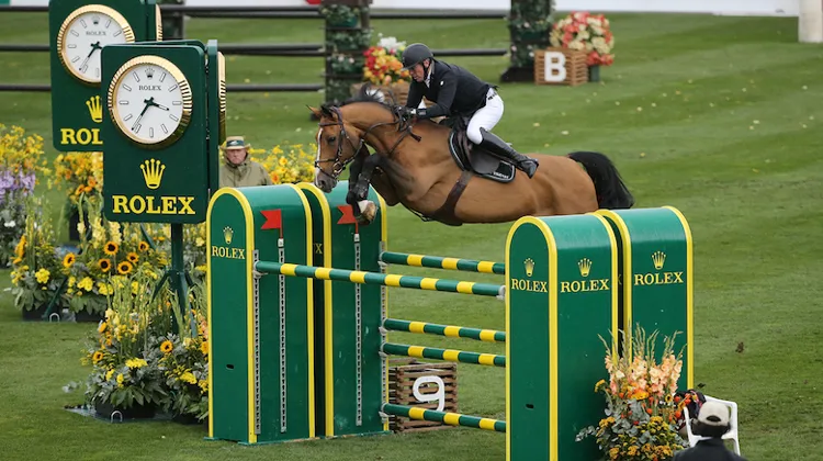 Roger-Yves Bost et Qoud'Coeur de la Loge se sont imposés d'une main de maître dans l'épreuve majeure hier du CSIO 5* de Calgary.