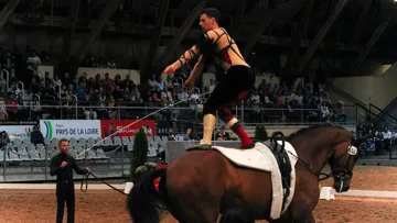 À Saumur, Quentin Jabet faisait équipe avec Andréa Boe et Ronaldo 200. 