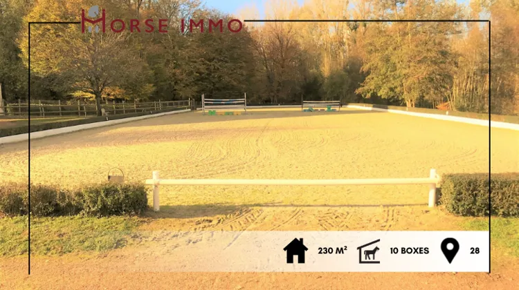 propriété équestre en bordure de rivière