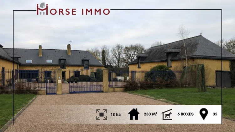 À vendre: propriété de 18 hectares près de Rennes 