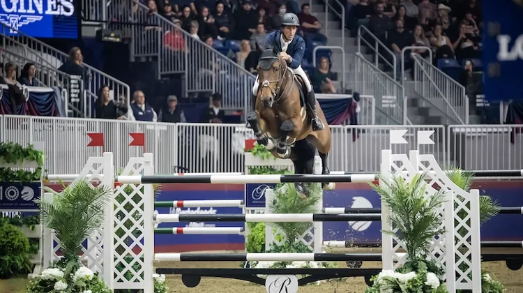 Grâce à Cornet's Cambridge, Nicholas Dello Joio a décroché sa première victoire dans une étape du circuit Coupe du monde Longines.