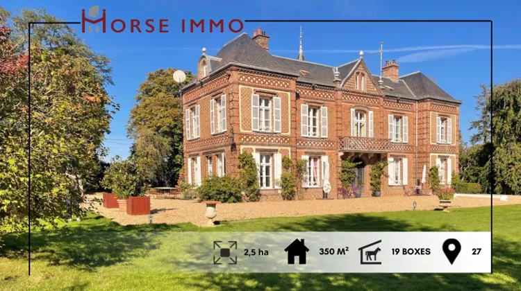 Magnifique propriété avec manoir et installations équestres en Haute Normandie 