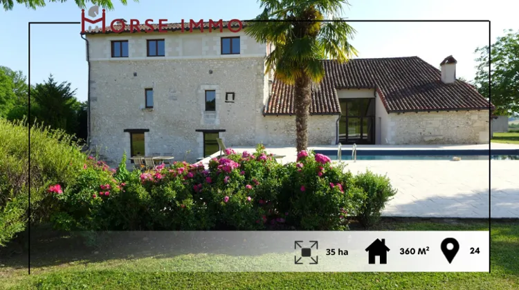 Superbe domaine de 35 hectares en Dordogne
