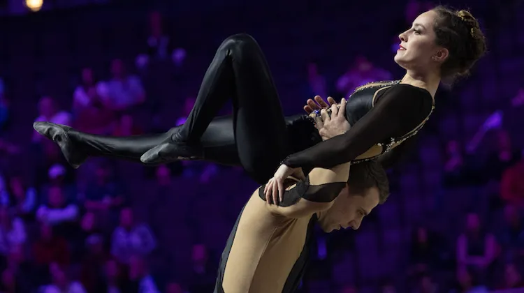 Chiara Congia et Justin Van Gerven se sont imposés incontestablement dans la catégorie du Pas de deux. 