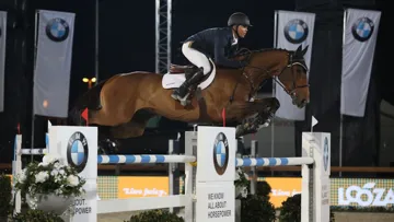 Kent Farrington et Sherkan d'Amaury, ici à Anvers, ont remporté leur premier Grand Prix 5*.