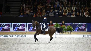 Isabell Werth a décroché la deuxième étape de Coupe du monde à Lyon ce soir.