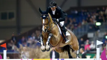 C'est ému aux larmes qu'Eric Lamaze a savouré cette belle et méritée victoire.