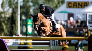 Eric Lamaze s'est imposé dans les Spruce Meadows Masters avec Chacco Kid.