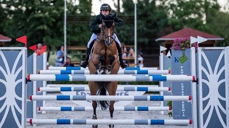 L'Irlandais Harry Allen est sacré champion d'Europe de saut d'obstacles à poney en individuel.