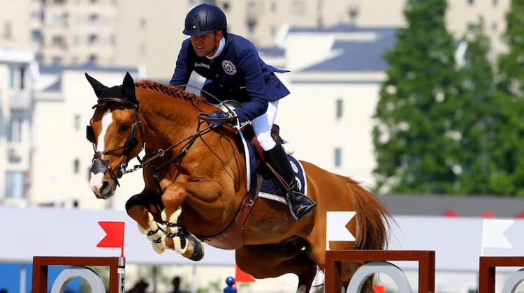 Simon Delestre sera présent avec Chesall Zimequest au CSI 5* de Villach Treffen ce week-end. Ici en photo au CSI 5* de Shanghai.