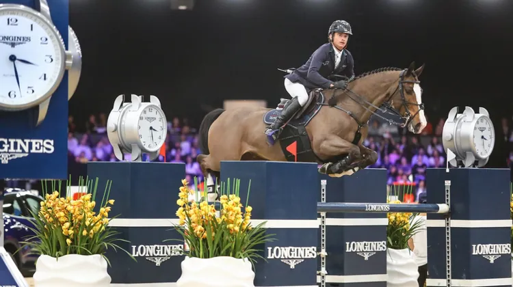 Denis Lynch et Chablis, vainqueurs du Grand Prix.