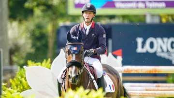 Avec Visconti du Telman, Kevin Staut a accusé seize points lors de la finale par équipes du jour.