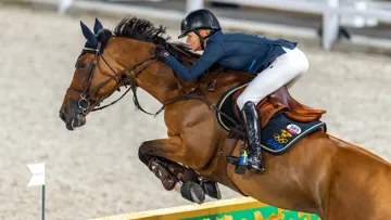 H&M Indiana et Malin Baryard-Johnsson ont grandement participé à la médaille d'or par équipes de la Suède. 