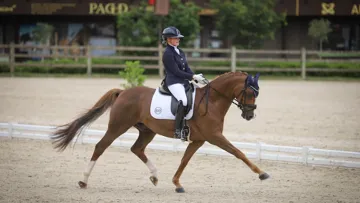 Fleur Weijkamp et Don Amour de Hus au CDI du Mans en juin.
